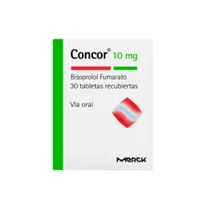 Concor Bisoprol Fumarato 10 Mg 30 Tabletas