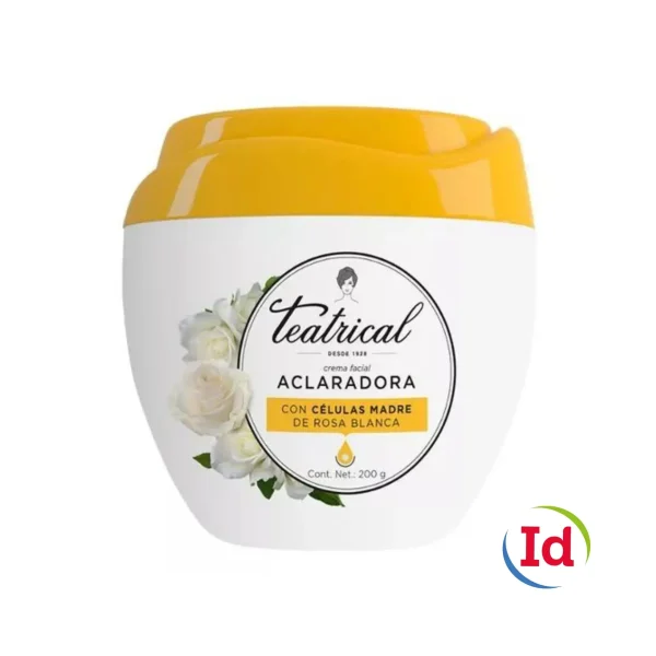 Crema Facial Teatrical Aclaradora X 100 Gr