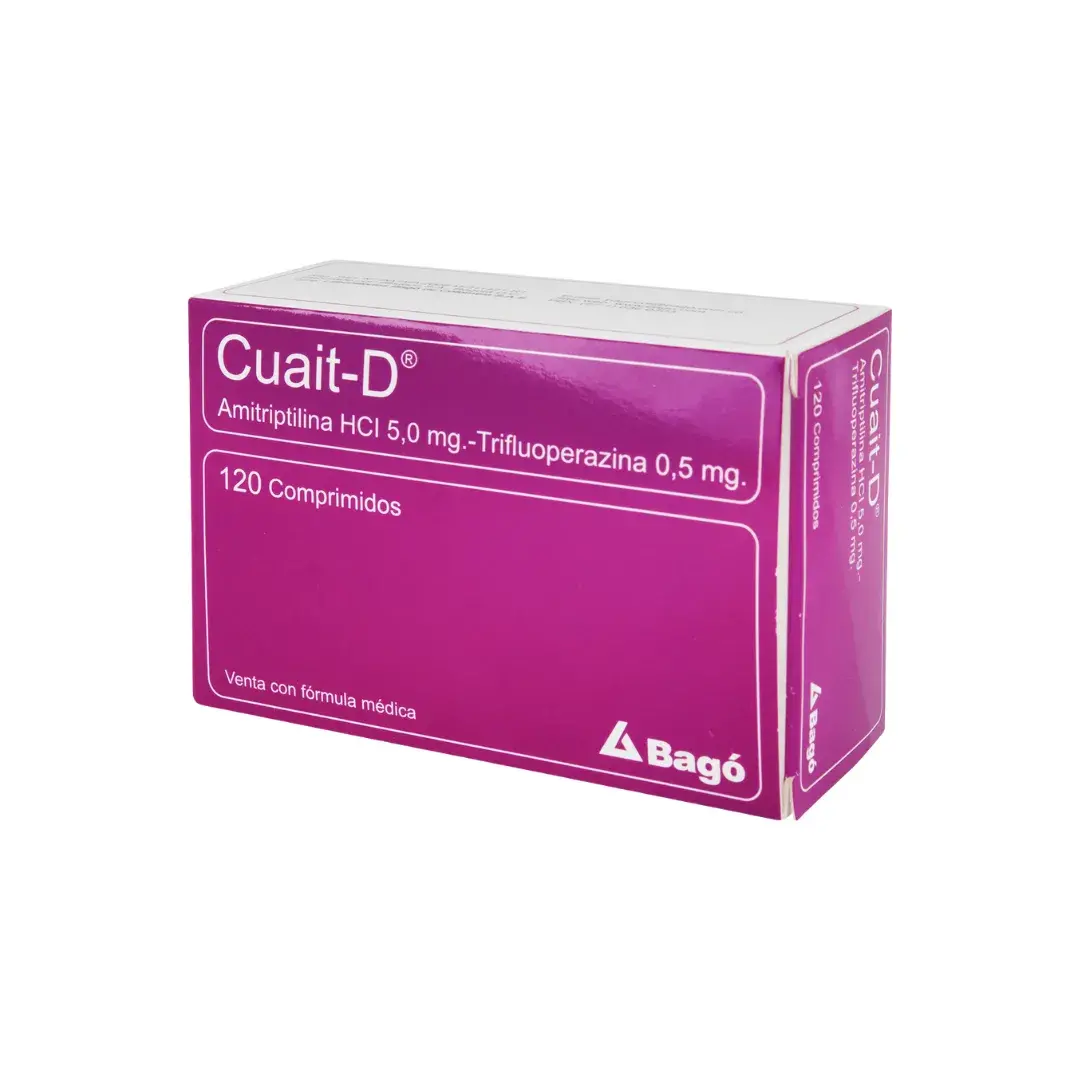 Cuait D Amitriptilina + Trifluoperazina 120 Tabletas
