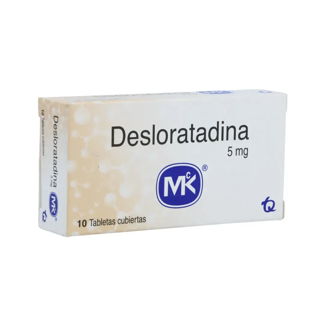 Desloratadina 5 Mg 10 Tabletas Mk