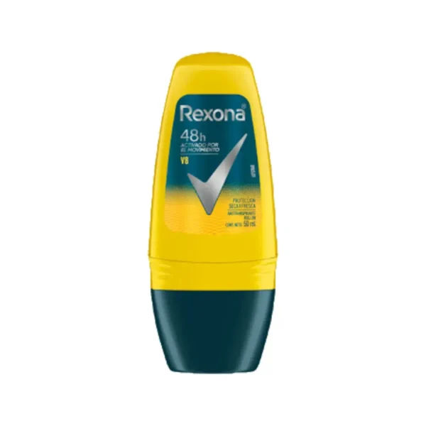 Desodorante Hombre Rexona Roll-On V8 X 50 Ml