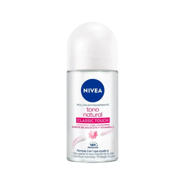 Desodorante Mujer Nivea Roll-On Tono Natural X 50 Ml