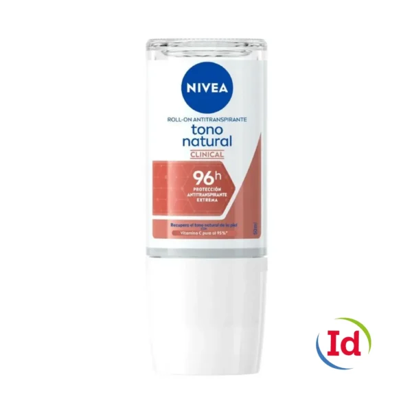 Desodorante Nivea Rollon Clinical Tono Natural X 50 Ml