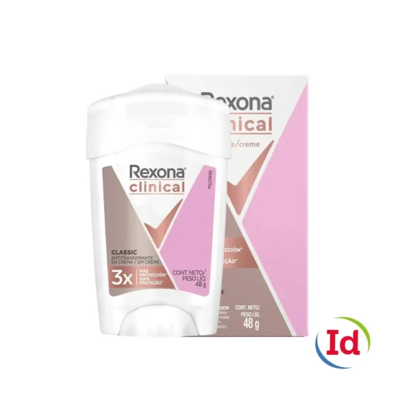 Desodorante Rexona Clinical Crema Classic Mujer X 48 Gramos