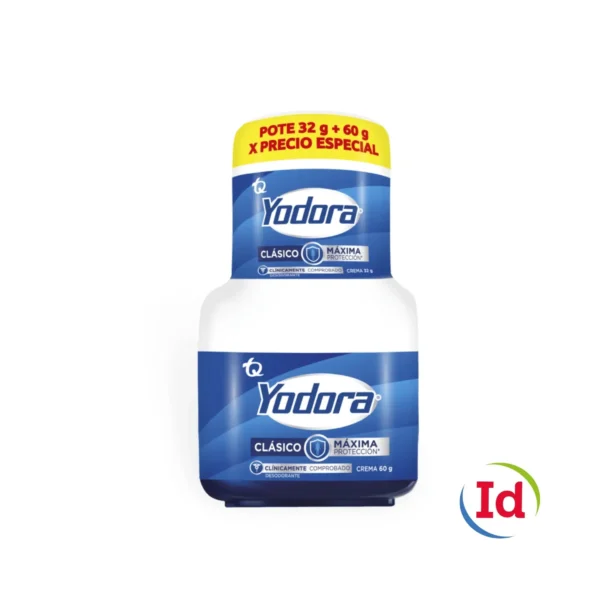 Desodorante Yodora Crema X 60 Gr + 32 Gr
