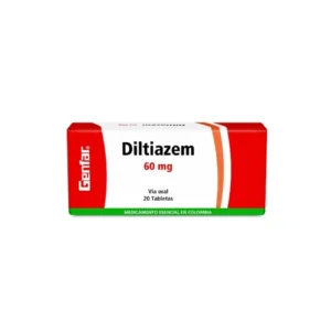 Diltiazem 60 Mg 20 Tabletas Gf