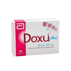 Doxu Plus Naproxeno + Hidrocodona Bitartrato 10Mg/250Mg X 20 Tabletas