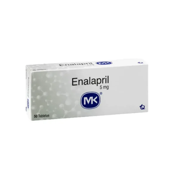 Enalapril 5 Mg 50 Tabletas Mk