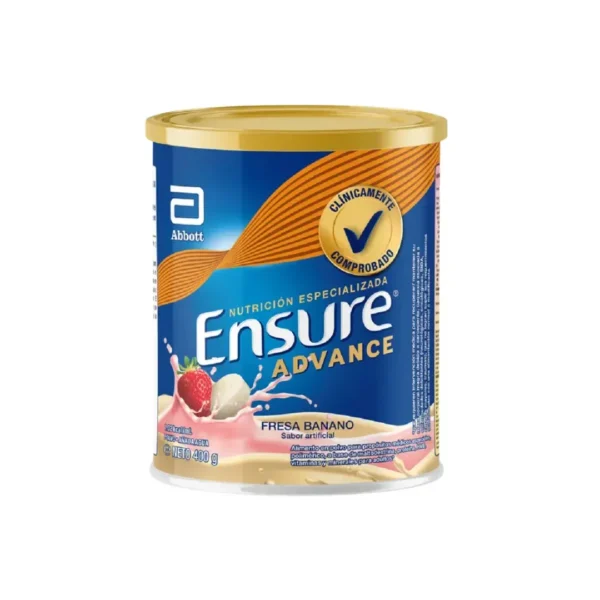 Ensure Advance Fresa Banano Lata 400 Gr