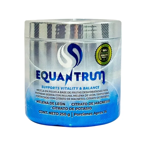 Equantrum Inulina Melena de Leon Triptofano Citrato de Magnesio Citrato de Potasio X 250 Gr