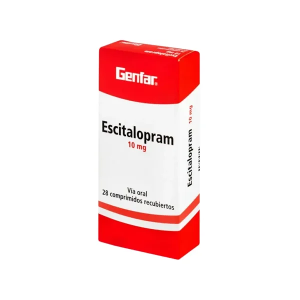 Escitalopram 10 Mg 28 Tabletas Gf