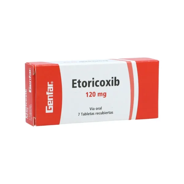 Etoricoxib 120 Mg 7 Tabletas Gf