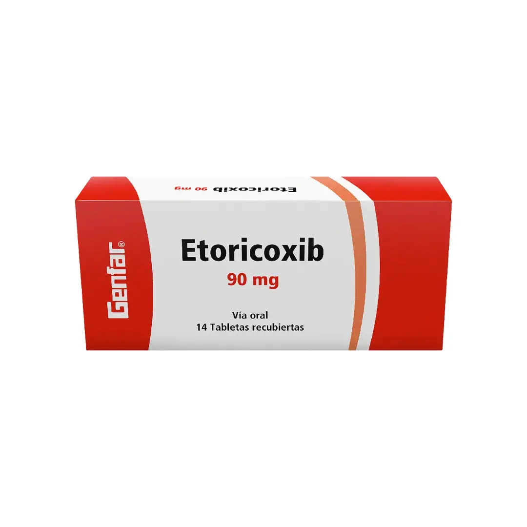 Etoricoxib 90 Mg 14 Tabletas Gf