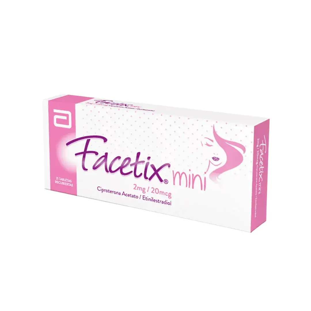 Facetix Mini Etinilestradiol + Ciproterona Acetato X 28 Tabletas