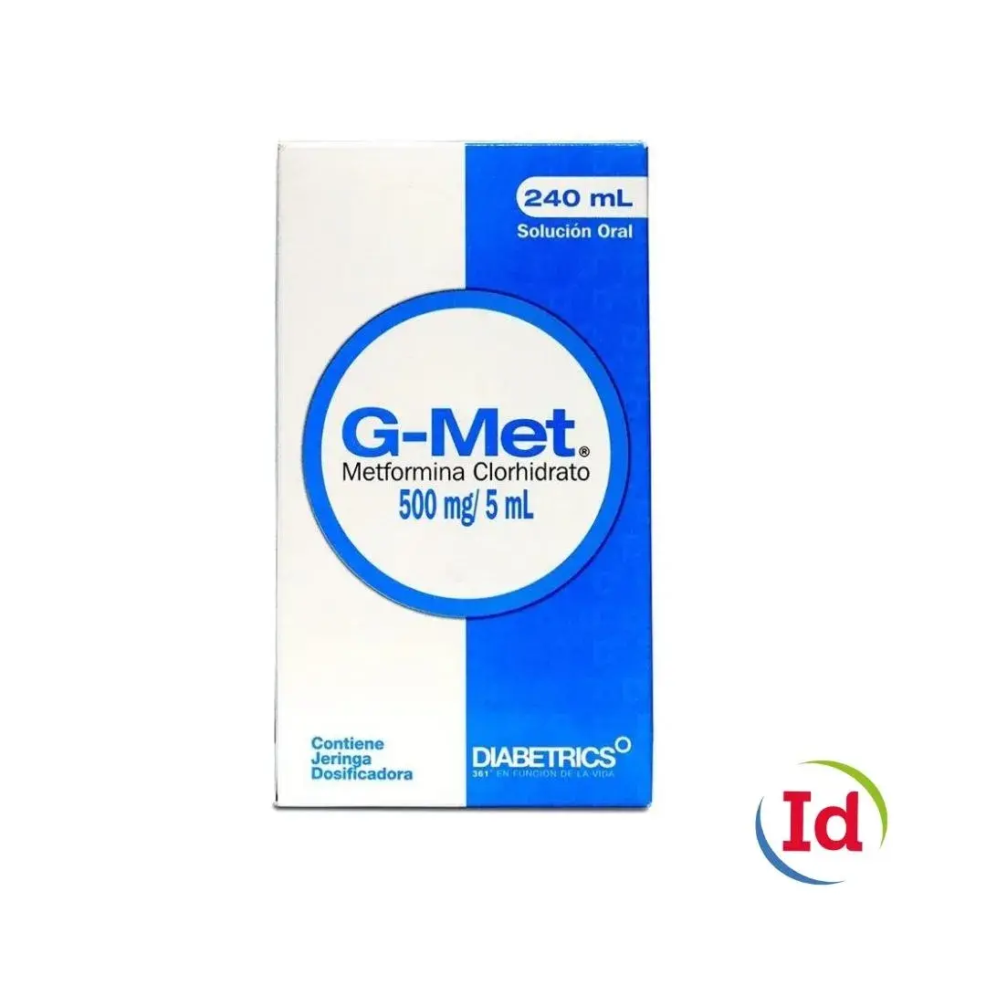 g met 500 mg solucion oral x 240 ml