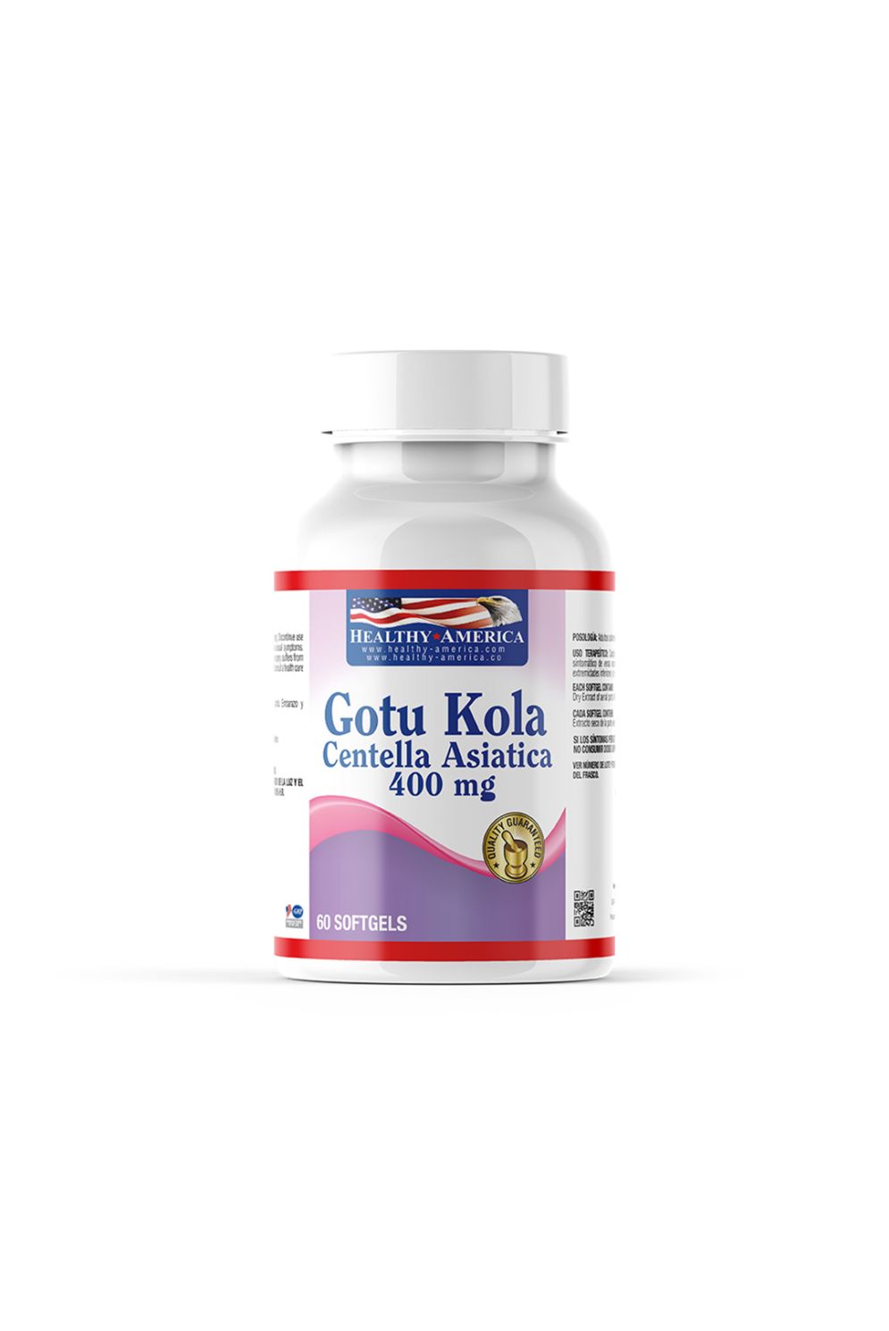 GOTU KOLA 400 MG 90 SOFTGELS (CENTELLA ASIATICA STANDARDIZED TO 20% ASIATICOSIDES)