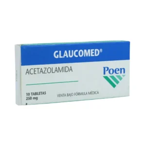 Glaucomed Acetazolamida 250 Mg X 10 Tabletas