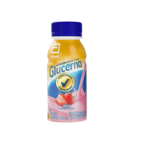 Glucerna Liquida Fresa Botella 237 Ml