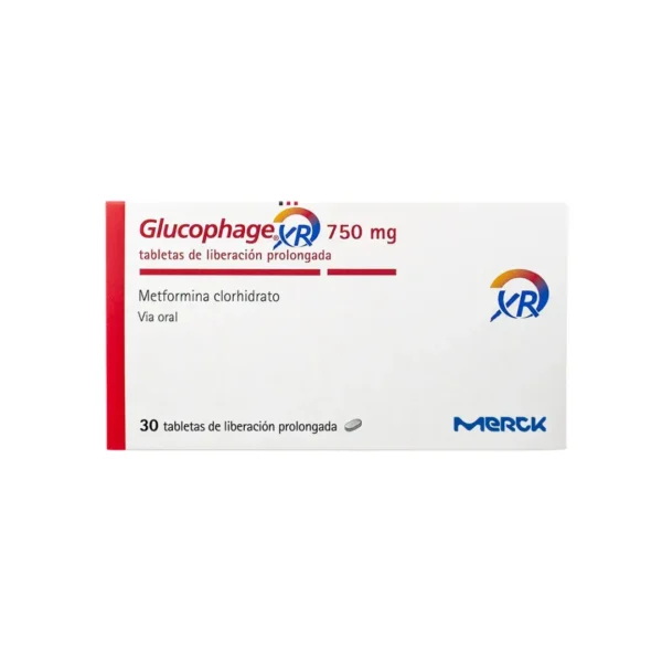 Glucophage Xr Metadoxina 750 Mg 30 Tabletas