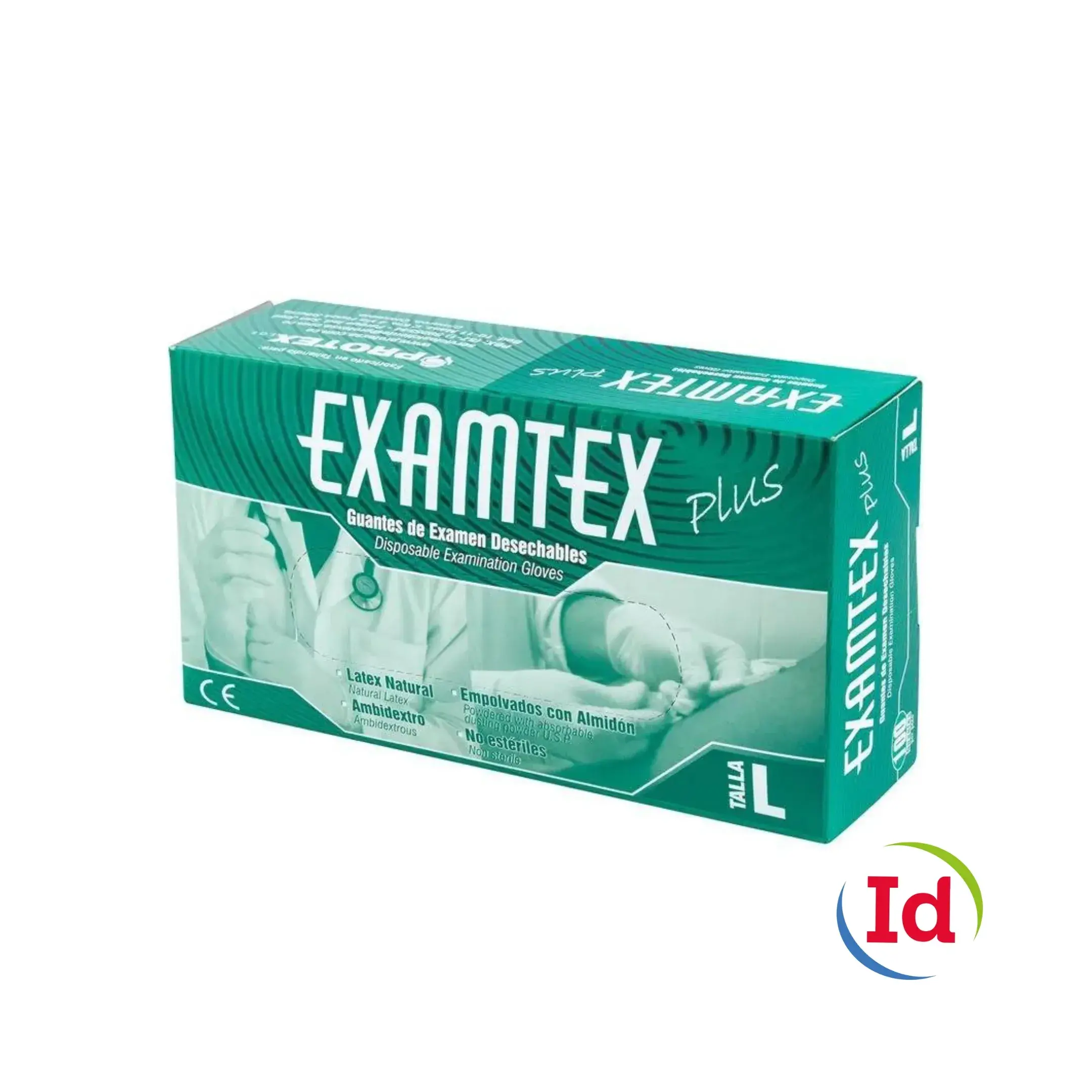 Guante Examtex Protex 100 Unidades T.L