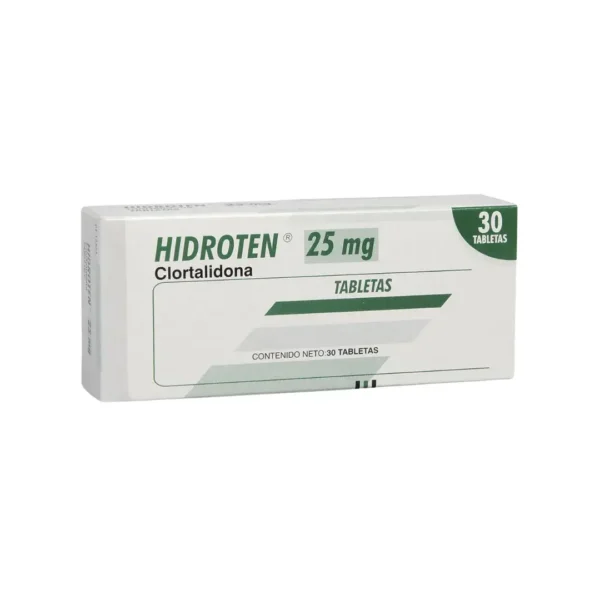 Hidroten Clortalidona 25 Mg 30Tabletas