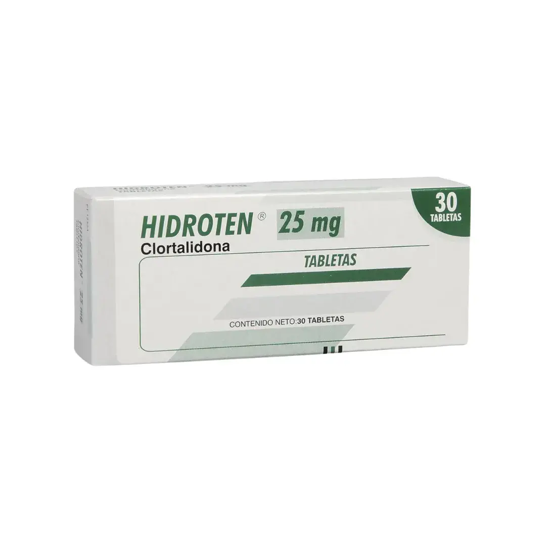 Hidroten Clortalidona 25 Mg 30Tabletas