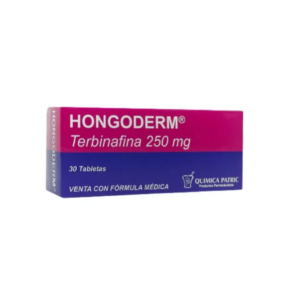 Hongoderm Terbinafina 250 Mg 30 Tabletas