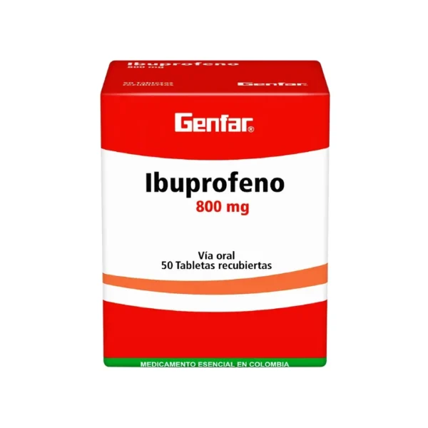 Ibuprofeno 800 Mg X 50 Tabletas Gf