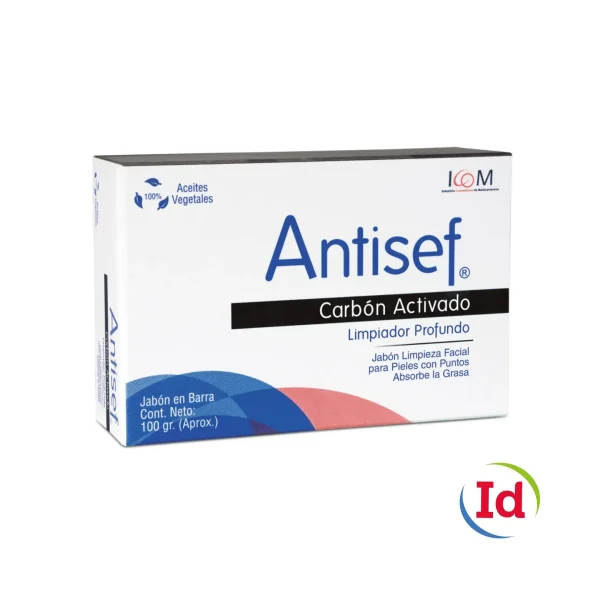 Jabon Antisef Carbon Activo X 100 Gr Icom