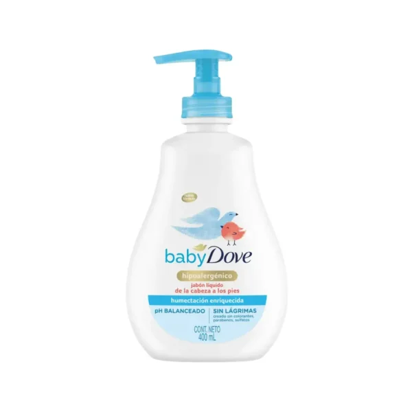 Jab?n L?quido Baby Dove Humectaci?n Enriquecida X 400 Ml