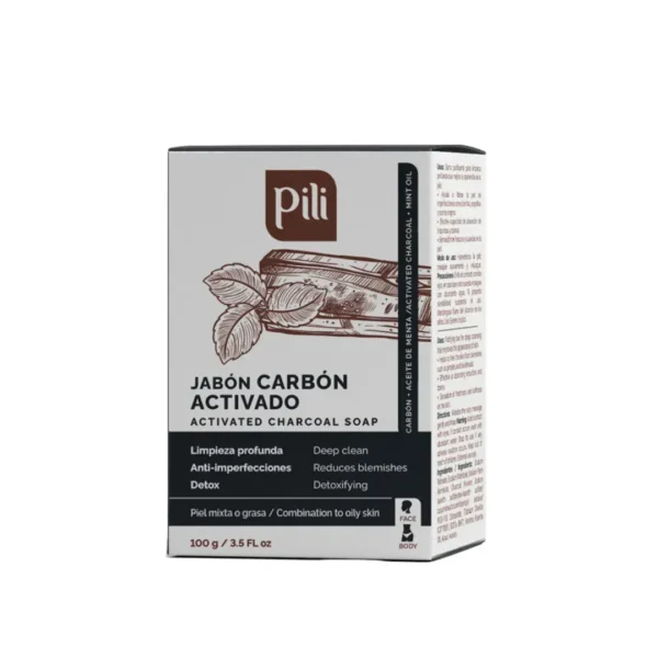 Jab?n Pili Carb?n Activado X 100 G
