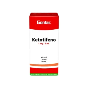 Ketotifeno 1 Mg Jarabe 100 Ml Gf
