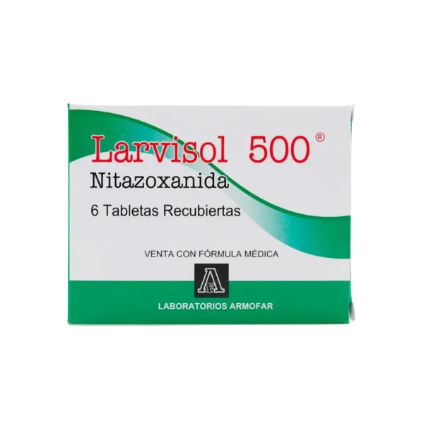 Larvisol Nitazoxanida 500 Mg 6 Tabletas