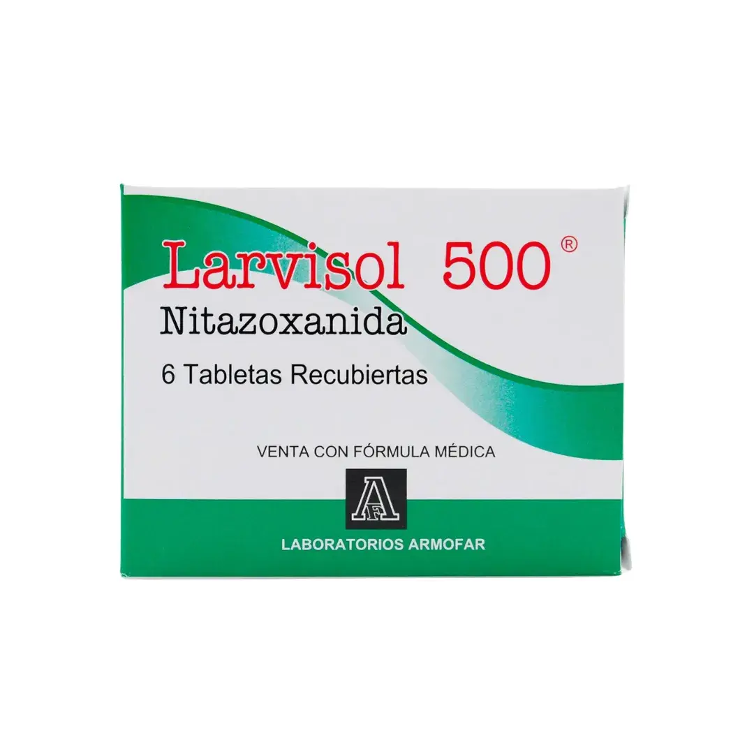 Larvisol Nitazoxanida 500 Mg 6 Tabletas