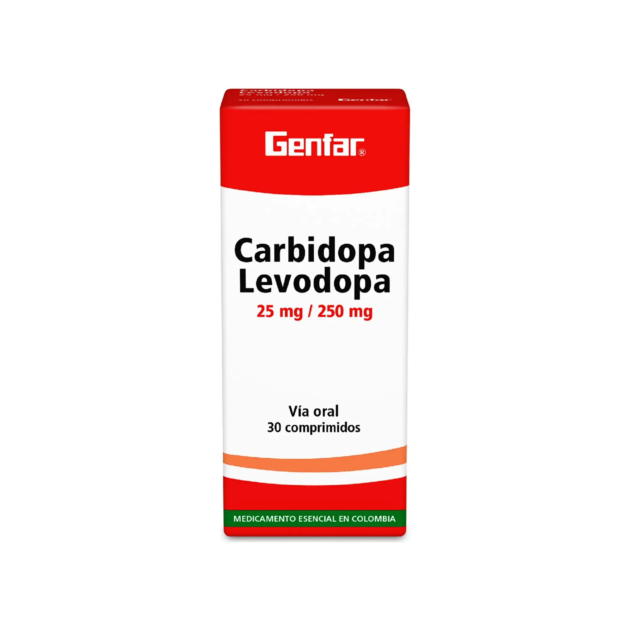 Levodopa + Carbidopa 30 Tabletas Gf