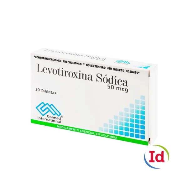 Levotiroxina 50 Mcg 30 Tabletas