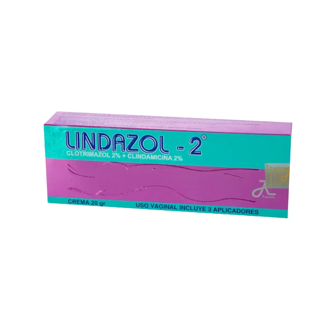 Lindazol-2 Clotrim + Clindam Crema Vaginal X 20Gr