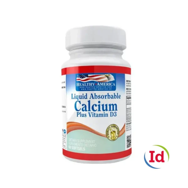 Liquid Calcium 1200 Plus Vit D3 Healthy X 100 Softgel