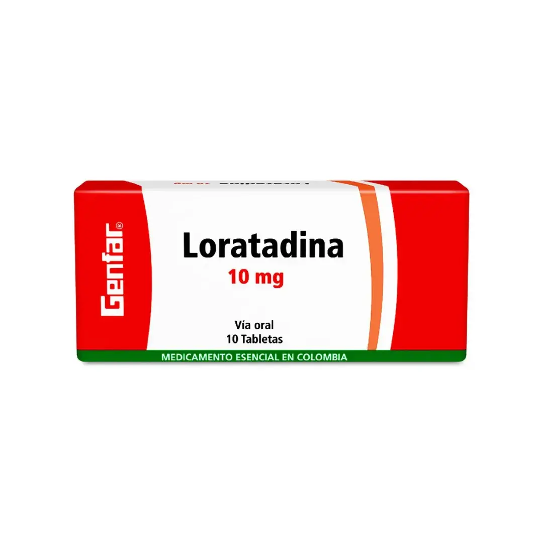 Loratadina 10 Mg 10 Tabletas Gf