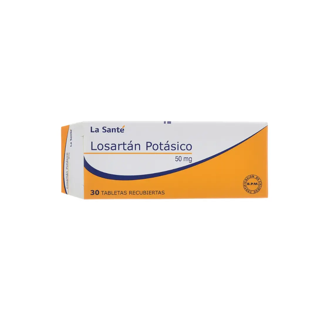 Losartan 50 Mg 30 Tabletas Ls