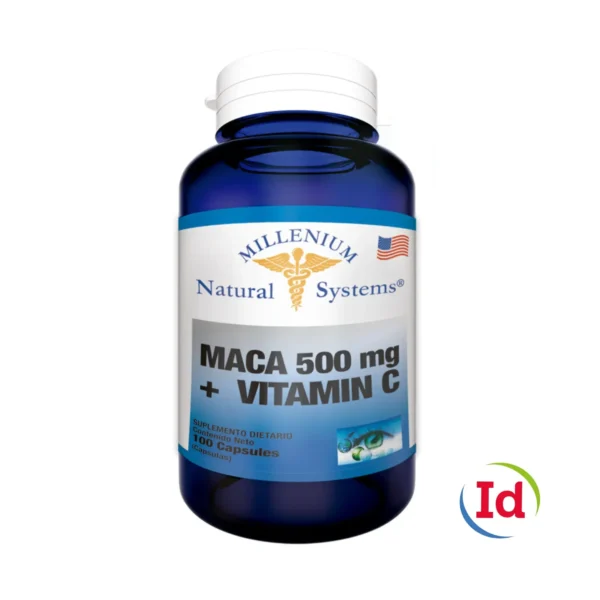 Maca 500 mg + Vitamina C x100 Cabs NS