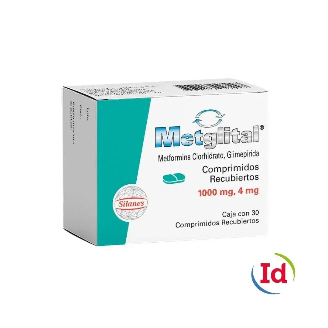 metglital 4/1000 mg  30 tabletas (a)