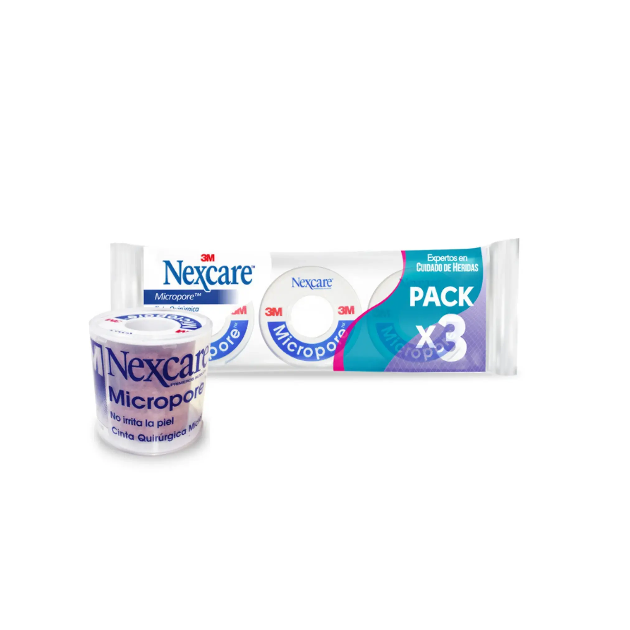 Micropore Piel 48X5 Dispen.Pack 3 Unidades 3M