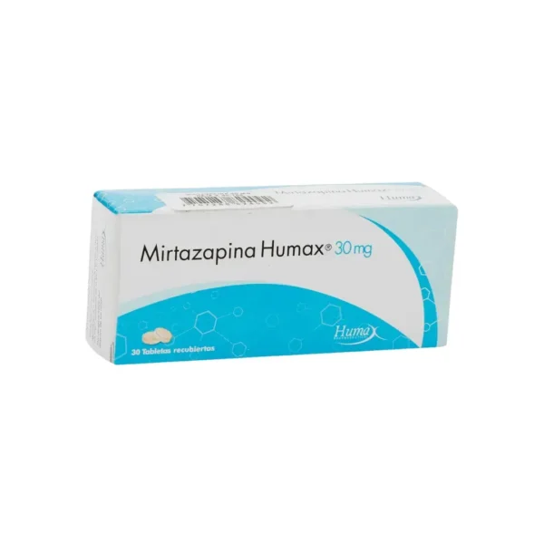 Mirtazapina Humax 30 Mg 30 Tabletas