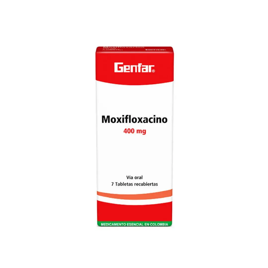 Moxifloxacino 400 Mg 7 Tabletas GfM51520