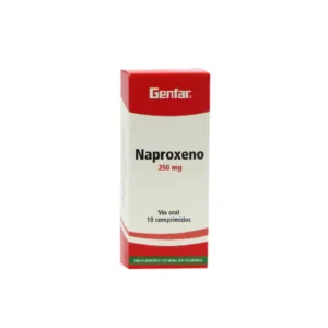 Naproxeno 250 Mg 10 Capsulas Gf