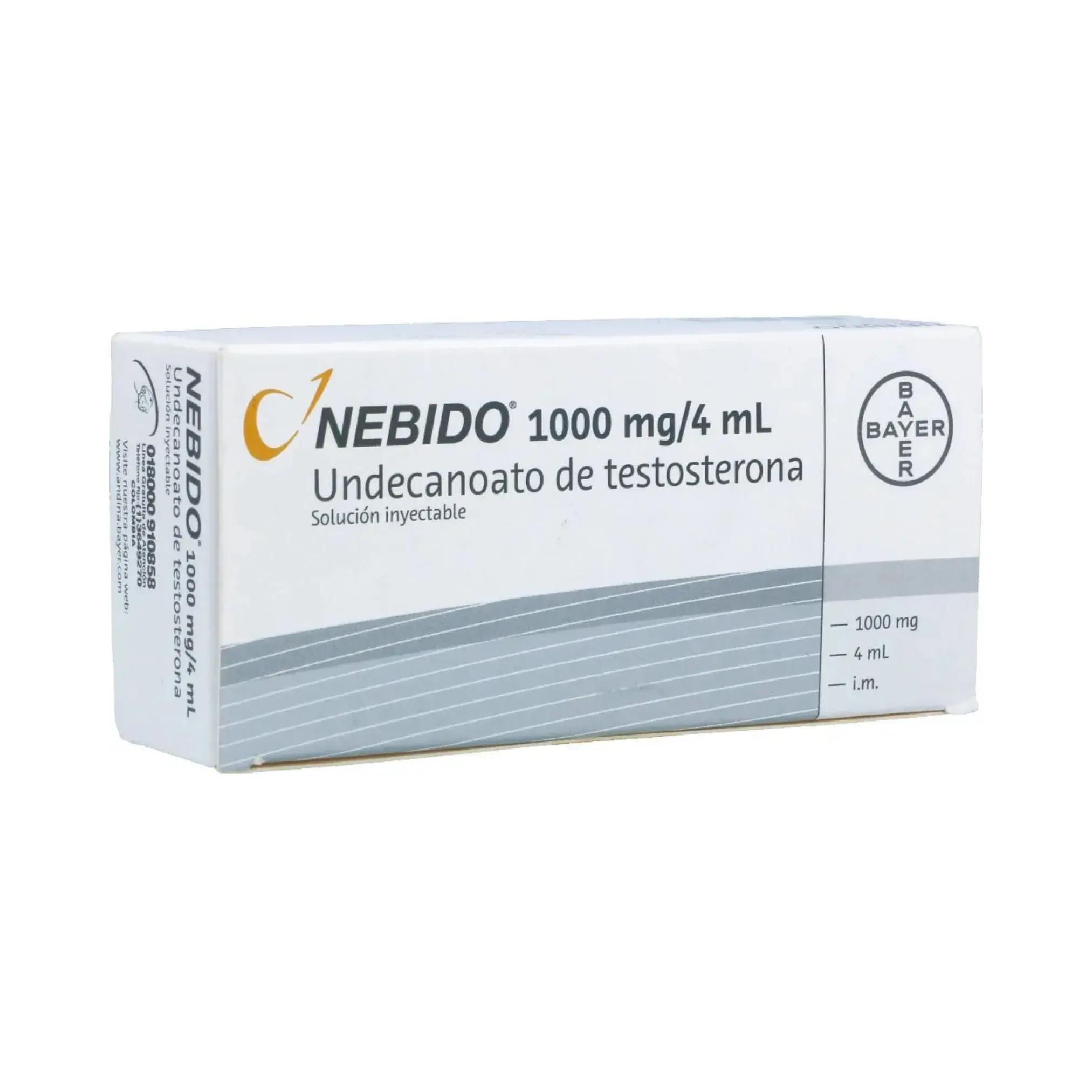 Nebido Testosterona 1000 Mg 4Ml 1A.