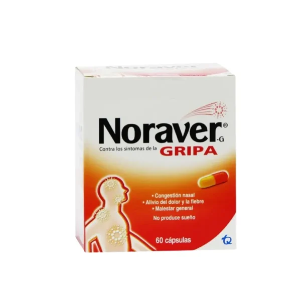 Noraver G Contra La Gripa 60 Capsulas