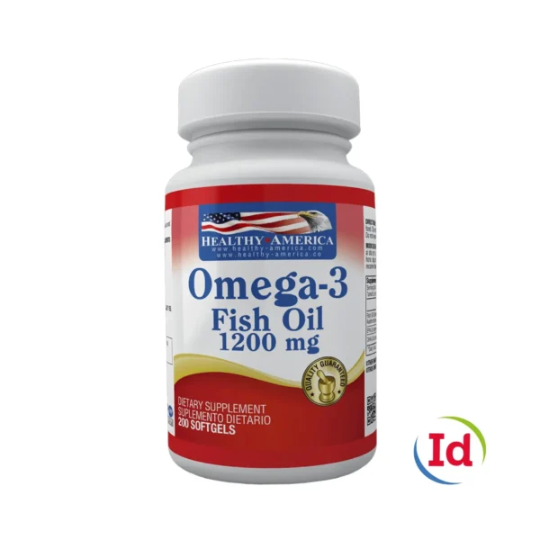 Omega 3 Fish Oil 1200 Mg X 200 Softgels Healthy
