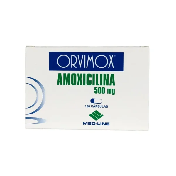 Orvimox Amoxicilina 500 Mg X 100 Capsulas